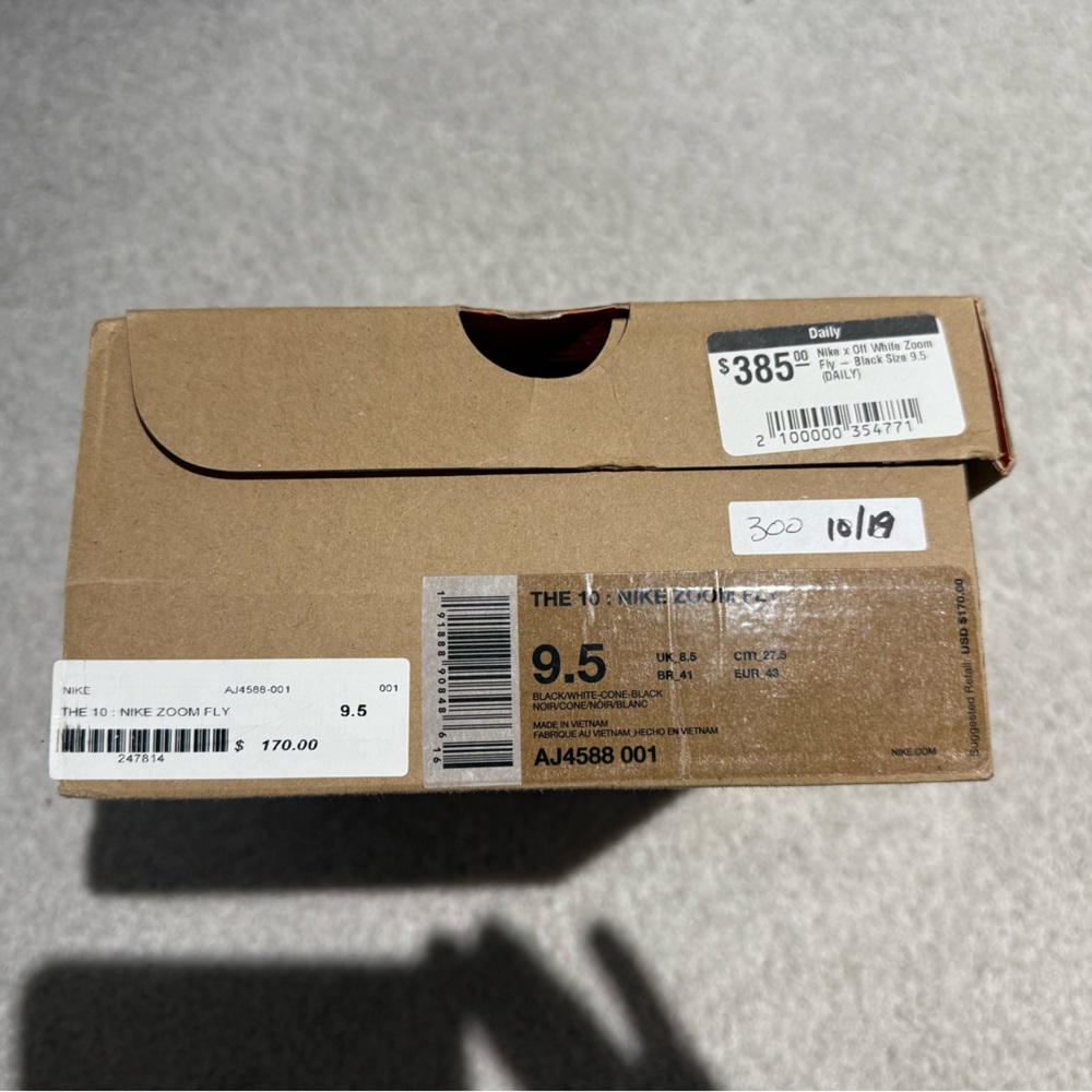 Nike Off white zoom fly